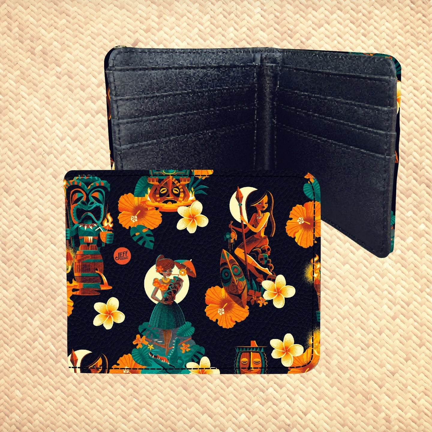 Jeff Granito's 'Tiki Portraits' Billfold Wallet - Rolling Pre-Order / Ready to Ship!