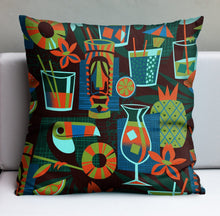 Load image into Gallery viewer, Jeff Granito&#39;s &#39;Toucan Trader&#39; Pillow Cover - Ready to Ship! (FREE SHIPPING in U.S.)
