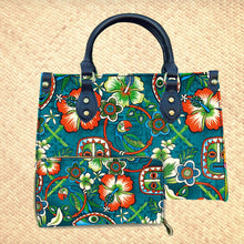 Load image into Gallery viewer, &#39;Tropic Serenade&#39; Handbag and Zippered Wallet Set - Rolling Pre-Order / Ready to Ship!
