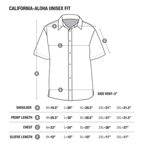 LAST CHANCE, 'Cal-Amity Island' Unisex Button-Up Shirt