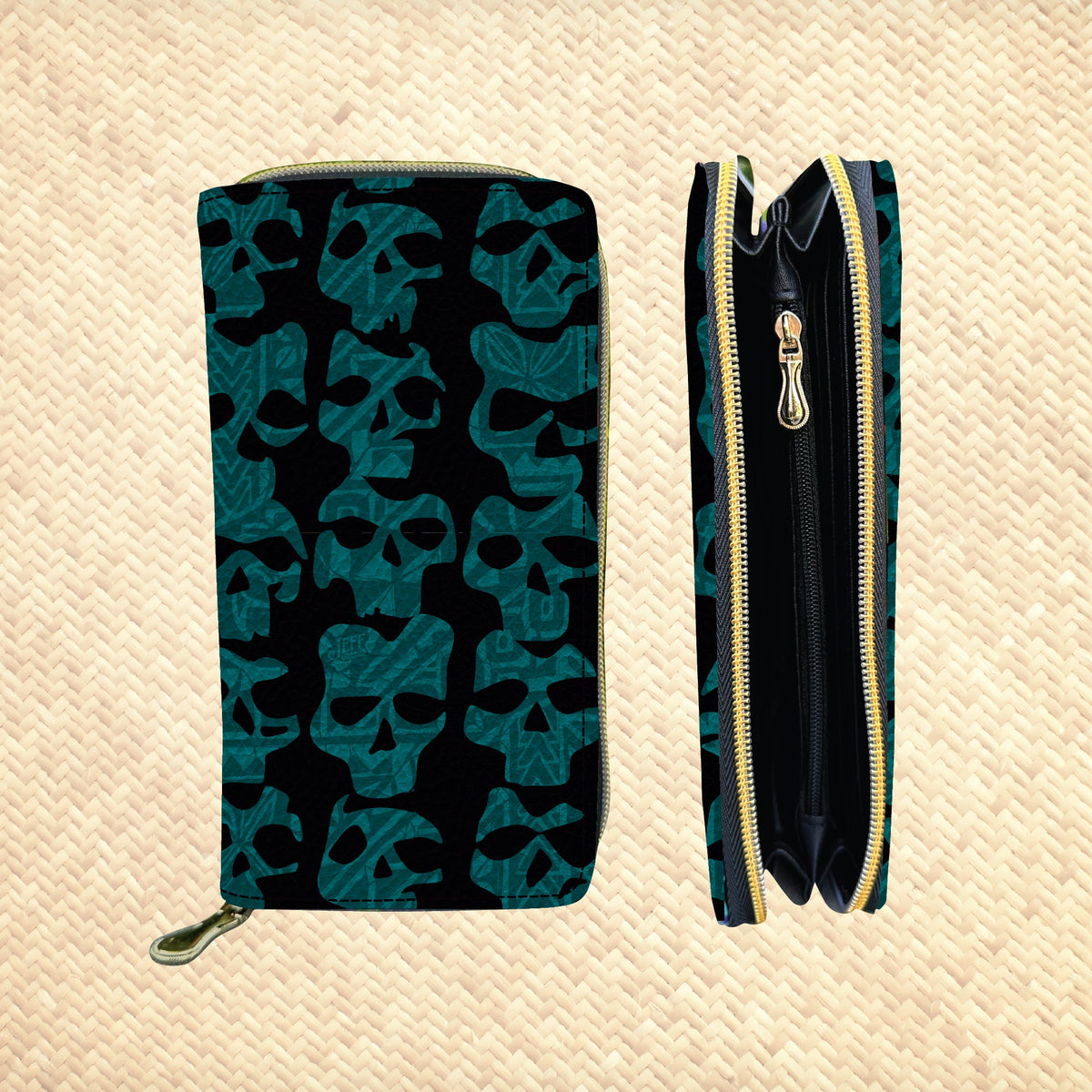 'Wall of Skulls' Zippered Wallet - Rolling Pre-Order / Ready to Ship ...