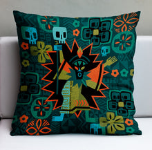 Load image into Gallery viewer, Jeff Granito&#39;s &#39;R&#39;uh R&#39;oha&#39; Pillow Cover - Ready to Ship! (FREE SHIPPING in U.S.)
