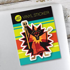 Jeff Granito's 'Witchdoctor' Vinyl Sticker - Ready to Ship!
