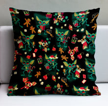 Load image into Gallery viewer, Jeff Granito&#39;s &#39;Wreck the Halls&#39; Pillow Cover - Ready to Ship! (FREE SHIPPING in U.S.)

