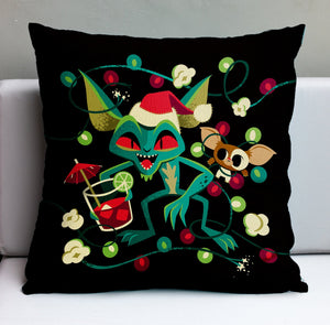 Jeff Granito's 'Wreck the Halls' Pillow Cover - Ready to Ship! (FREE SHIPPING in U.S.)