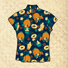 Load image into Gallery viewer, Jeff Granito's 'Pineapple Bird' Classic Aloha Button-Up Shirt - Womens - Ready to Ship
