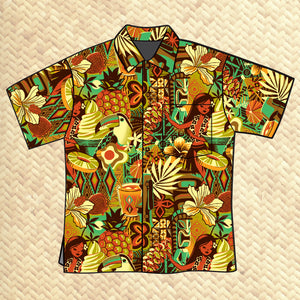 PRE ORDER, 'Island Memories' Classic Aloha Button Up Shirt - Unisex