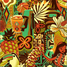 Load image into Gallery viewer, Jeff Granito&#39;s &#39;Island Memories&#39; Classic Aloha Button Up-Shirt - Womens - Ready to Ship!
