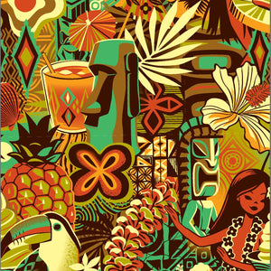 Jeff Granito's 'Island Memories' Classic Aloha Button Up-Shirt - Womens - Ready to Ship!