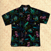 Load image into Gallery viewer, PRE ORDER, &#39;Dwellers of the Deep&#39; Classic Aloha Button Up-Shirt - Unisex
