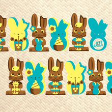 Load image into Gallery viewer, Jeff Granito's 'Marshmallow Bunnies' Mai Tai Cocktail Glass (1) - Ships Late March!
