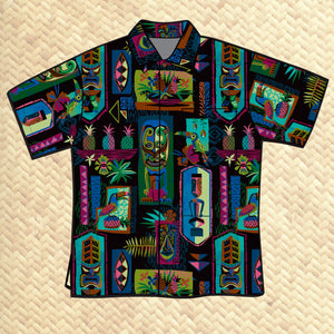 PRE ORDER, 'Gateway to Tiki - Lush Canopy Edition' Classic Aloha Button Up-Shirt - Unisex