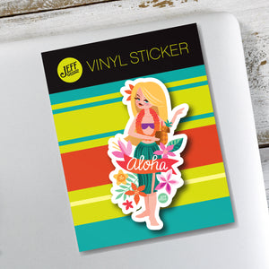 Olili Hula Vinyl Sticker