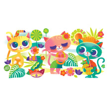 Load image into Gallery viewer, &#39;Tropical Spring Cats&#39; Coffee Mug - Pre-Order
