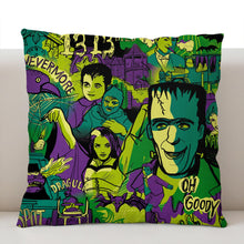 Load image into Gallery viewer, Jeff Granito&#39;s &#39;13 Mockingbirds&#39; Pillow Cover - Ready to Ship! (FREE SHIPPING in U.S.)
