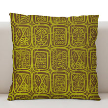 Load image into Gallery viewer, Jeff Granito's 'Tattoo Breeze Lime' Pillow Cover - Ready to Ship! (FREE SHIPPING in U.S.)
