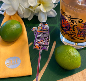 Be-Heading My Way Metal Enamel Swizzle Stick - Ready to Ship!