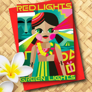 Jeff Granito's 'Red Lights Green Lights' Greeting Card Set (20) - Ready to Ship!
