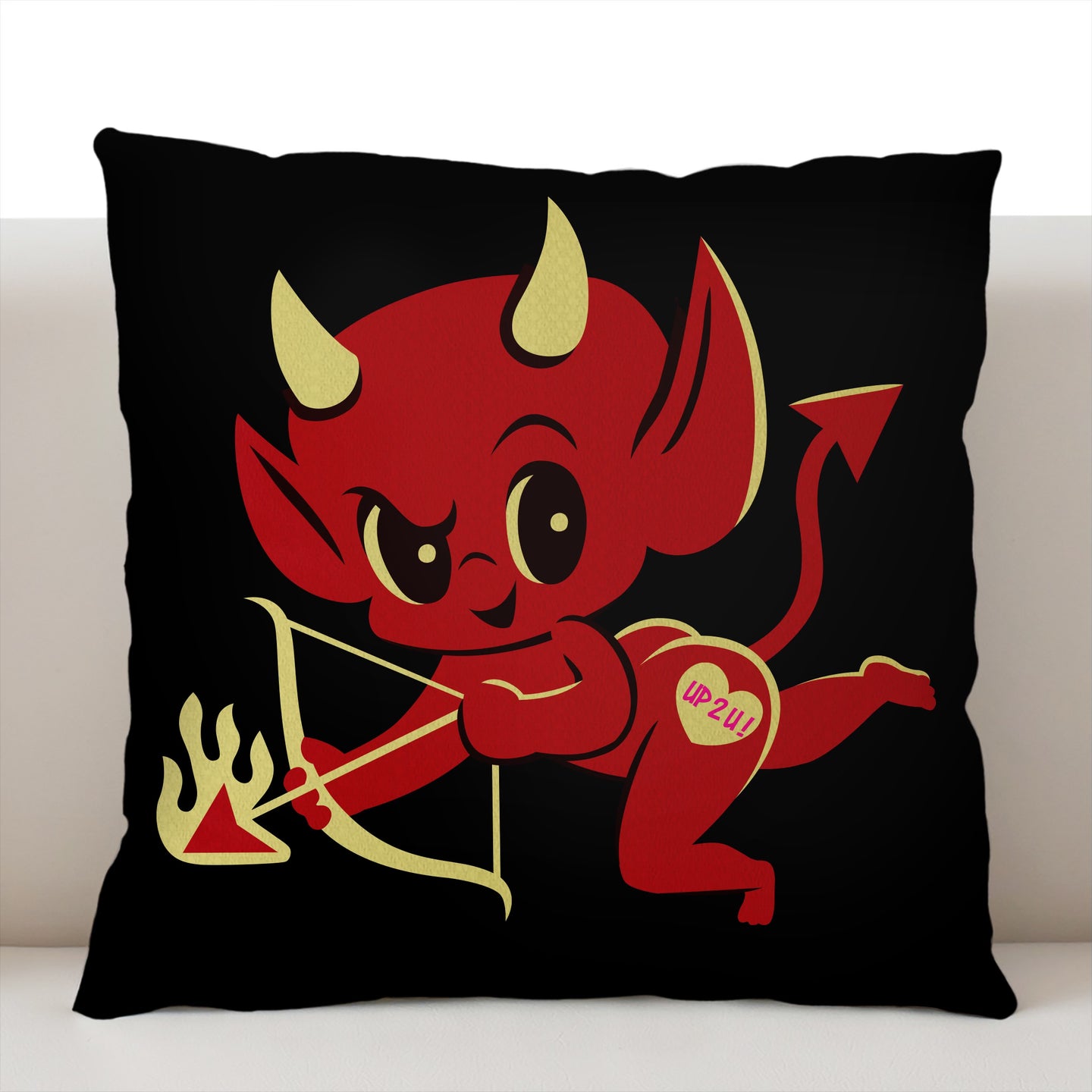 Little Devil Personalized Pillow Cover - Limited Time Pre-Order
