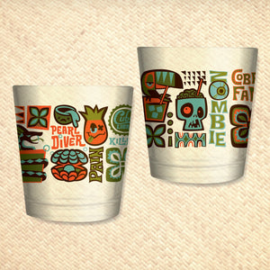 Jeff Granito's 'Mixed Drinks' Mai Tai Cocktail Glass - Ready to Ship!