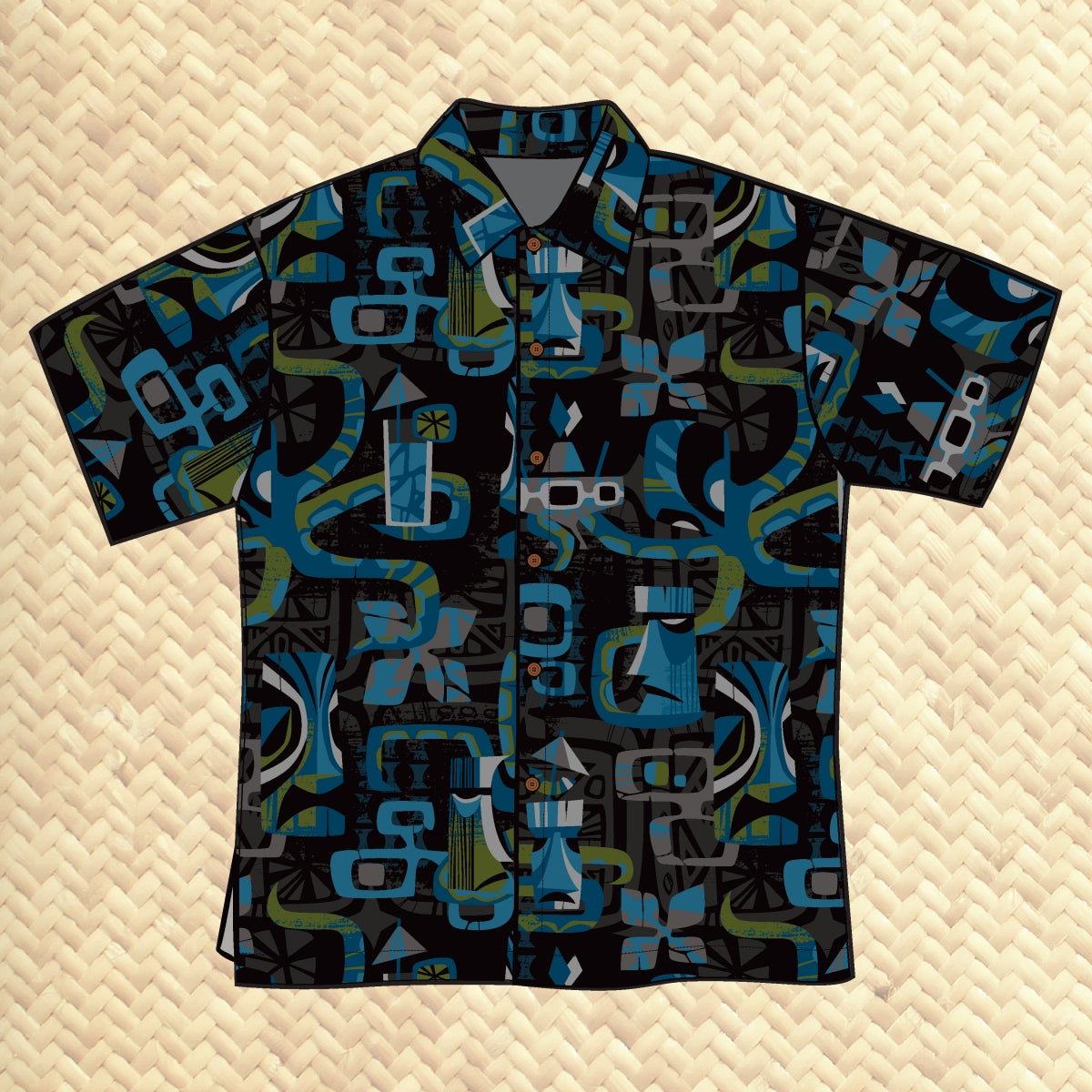 Jeff Granito's 'Suck 'Em Up' - Classic Aloha Button-Up Shirt - Unisex - Ready to Ship!