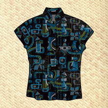 Load image into Gallery viewer, Jeff Granito&#39;s &#39;Suck &#39;Em Up&#39; - Womens Aloha Shirt - Ready to Ship!
