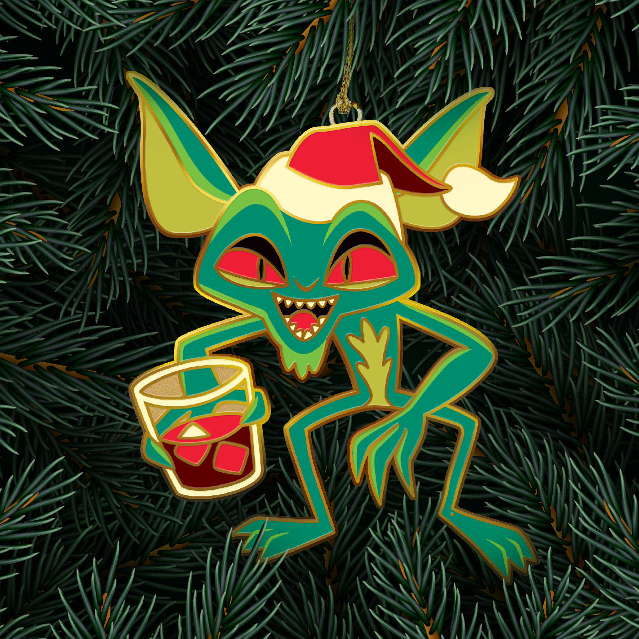 Jeff Granito's 'Wreck the Halls' Holiday Ornament - Rolling Pre-Order / Ready to Ship!