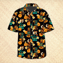 Load image into Gallery viewer, LAST CHANCE, &#39;Tiki Portraits&#39; Modern Fit Button-Up Shirt - Unisex
