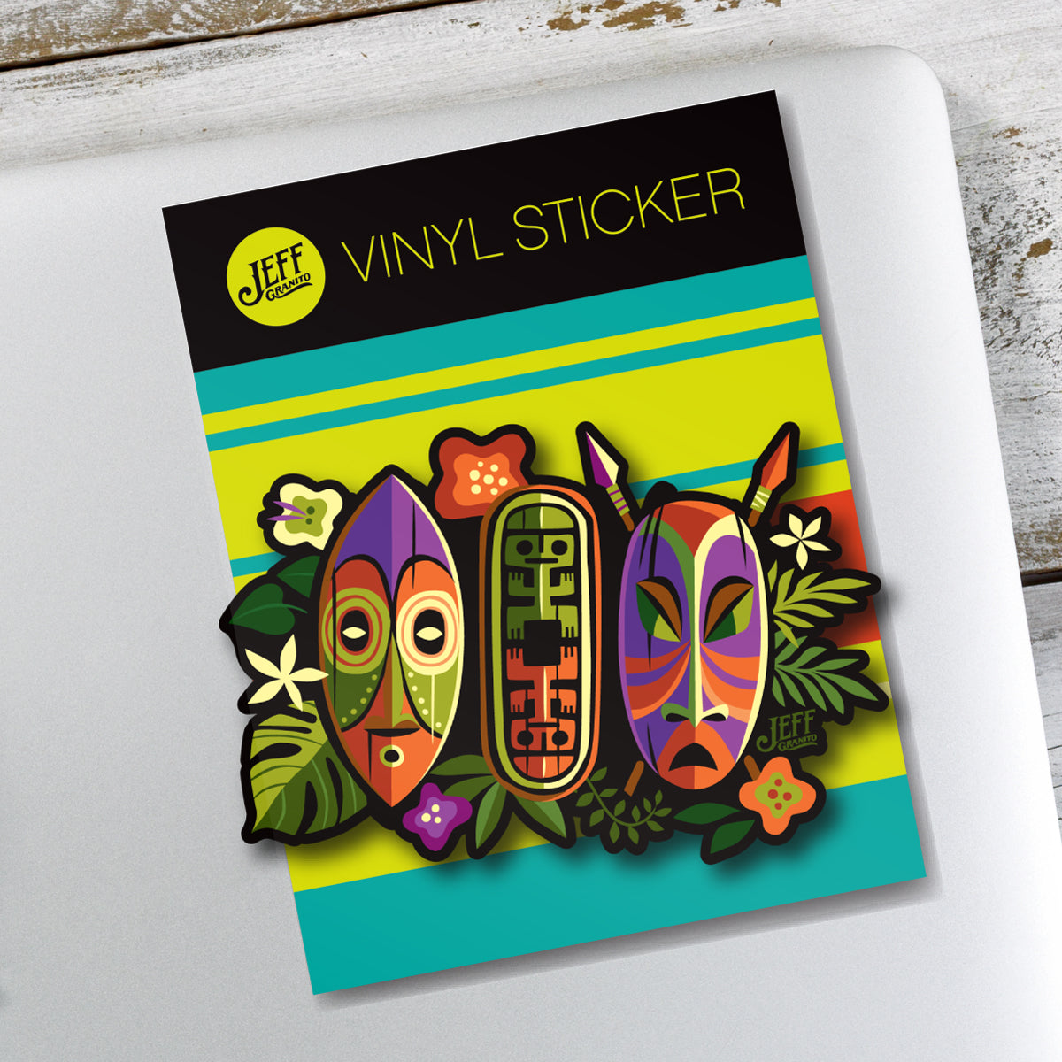 Jeff Granito's 'Shields' Vinyl Sticker - Ready to Ship!