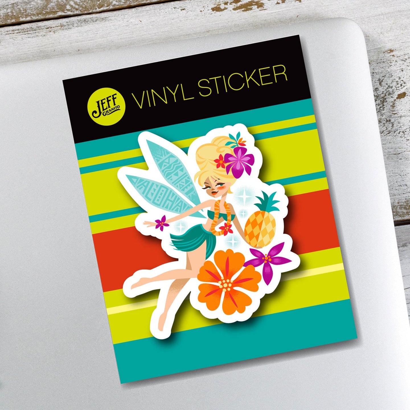 Jeff Granito's 'Tiki Belle' Vinyl Sticker - Ready to Ship!