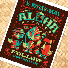 Load image into Gallery viewer, Aloha Spirits Orange Print
