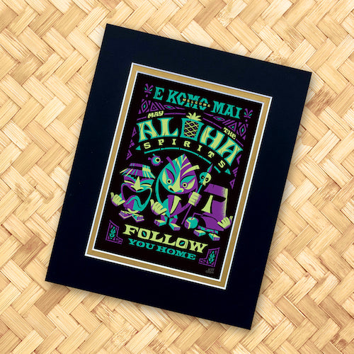 Aloha Spirits Purple Print