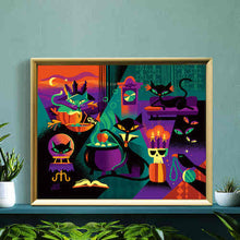 Load image into Gallery viewer, Cats Black Magic Print
