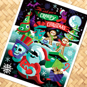 Creepy Christmas Print