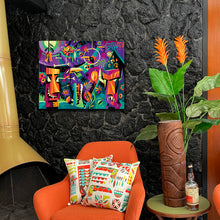 Load image into Gallery viewer, Enchanted Tiki of Doom Autographed Canvas Giclee

