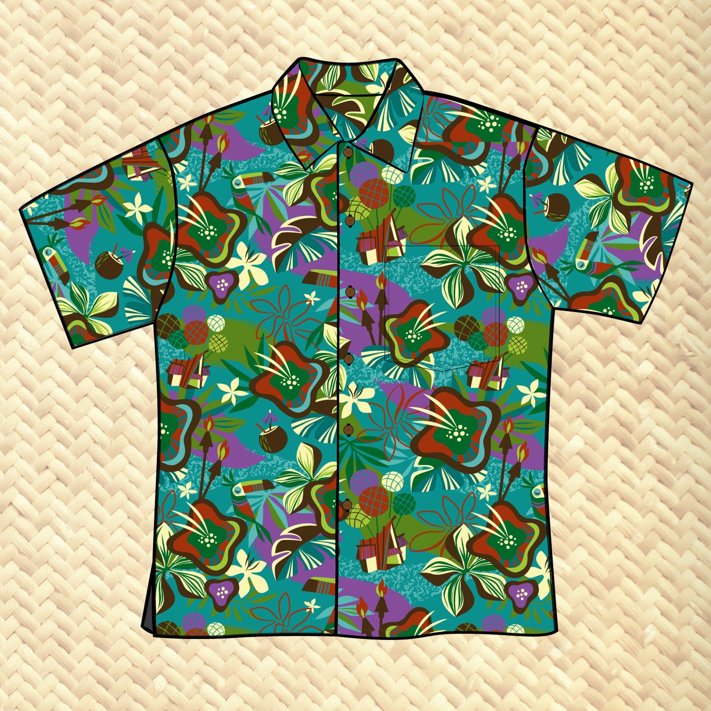 LAST CHANCE, Escape to Adventure Unisex Aloha Shirt