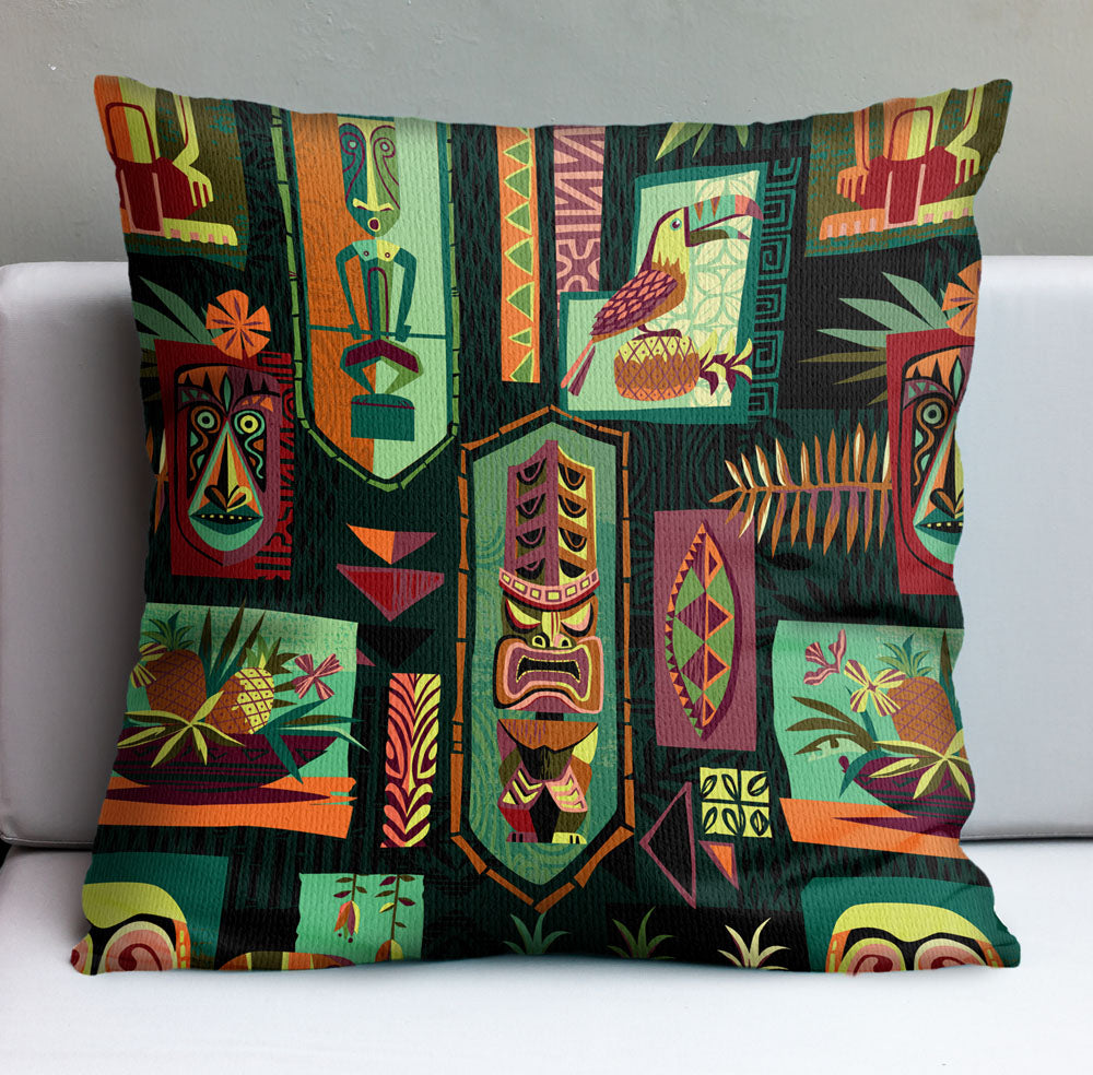 Gateway to Tiki Pillow Cover