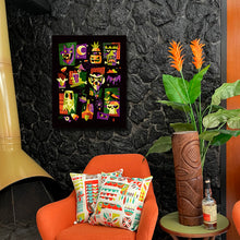 Load image into Gallery viewer, Green Trick or Tiki Autographed Canvas Giclee
