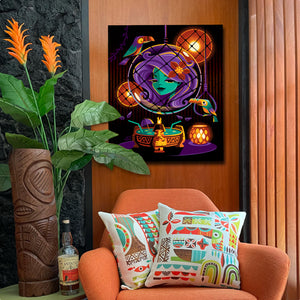 Haunted Float Autographed Canvas Giclee