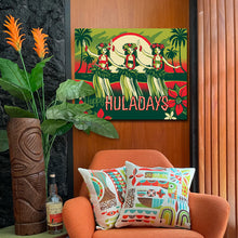 Load image into Gallery viewer, Happy Huladays Autographed Canvas Giclee
