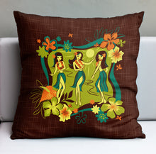 Load image into Gallery viewer, Hula Floral Pillow Cover
