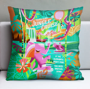 Jungle Cruising Pillow Cover
