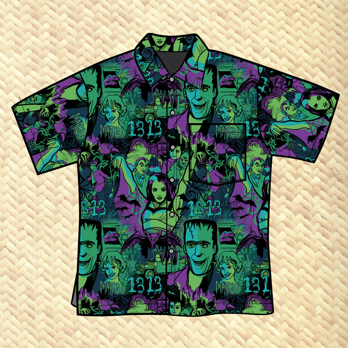 LAST CHANCE, '13 Mockingbirds' Classic Aloha Button Up-Shirt - Unisex ...