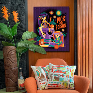 Pick Your Poison Autographed Canvas Giclee