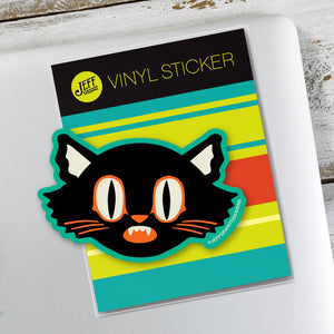 Scaredy Cat Vinyl Sticker