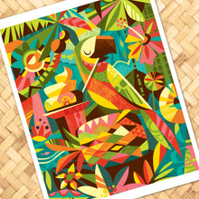 Load image into Gallery viewer, Tiki Parrotdice Print
