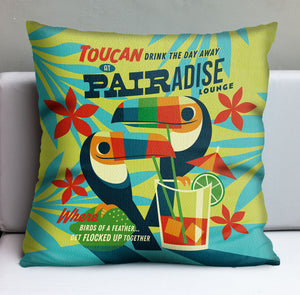 Toucan Pairadise Pillow Cover