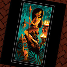 Load image into Gallery viewer, Tiki Portraits Print Set, All Four Deluxe Matted Prints

