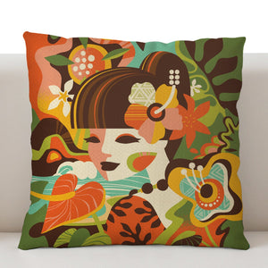 Modern Tropics Pillow Cover