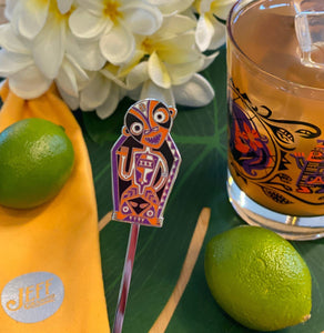 Rum Outta Time Swizzle Stick